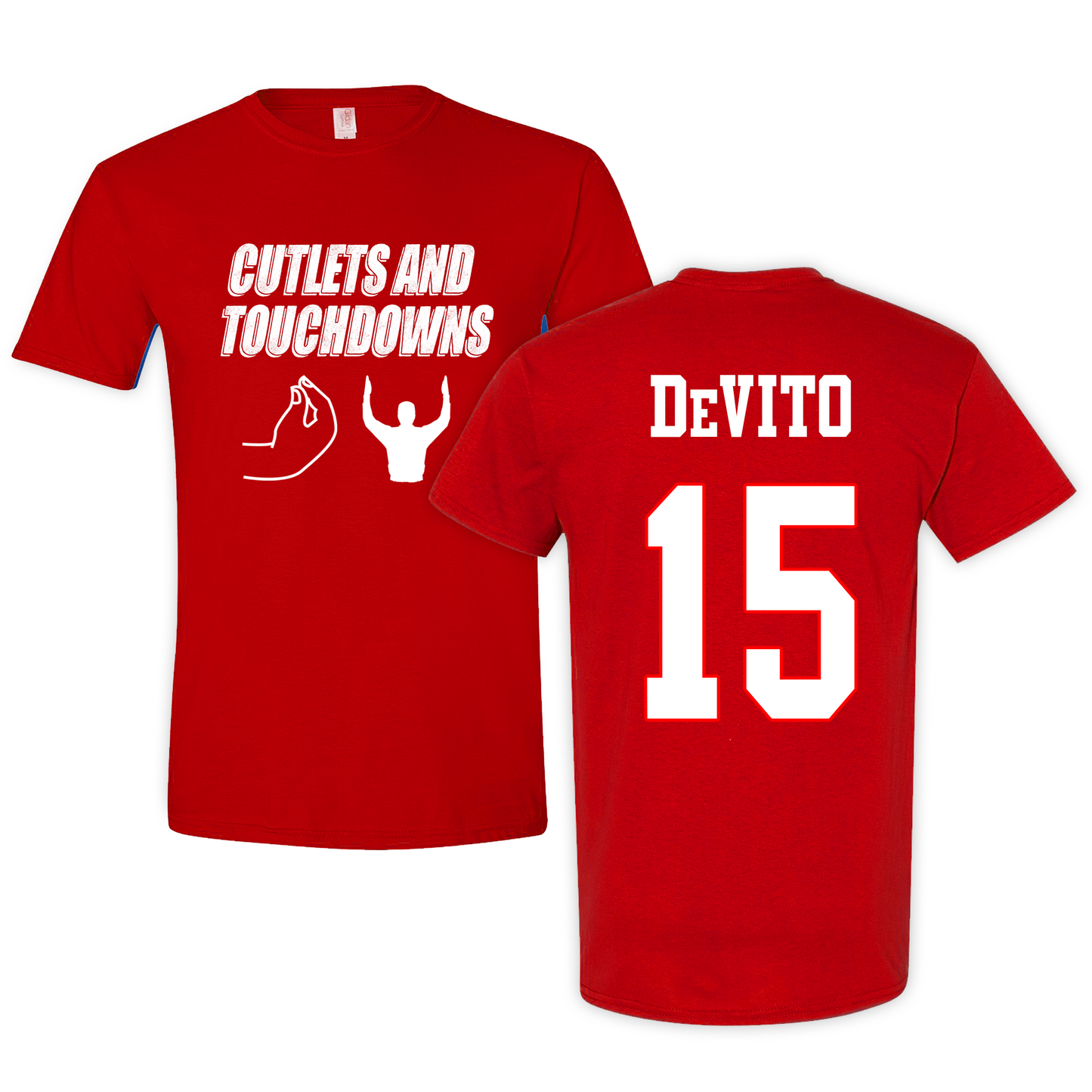 CUTLETS AND TOUCHDOWNS TEE